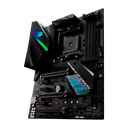 Tarjeta madre ATX AMD X470 gaming con disipador M.2, Aura Sync RGB LED, DDR4 3600 MHz, Dos M.2, SATA 6 Gb/s, y USB 3.1 Gen. 2