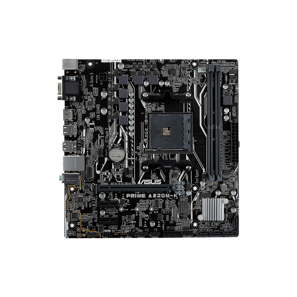 Tarjeta Madre Asus PRIME A320M-K, Chipset AMD A320, Soporta, Procesador