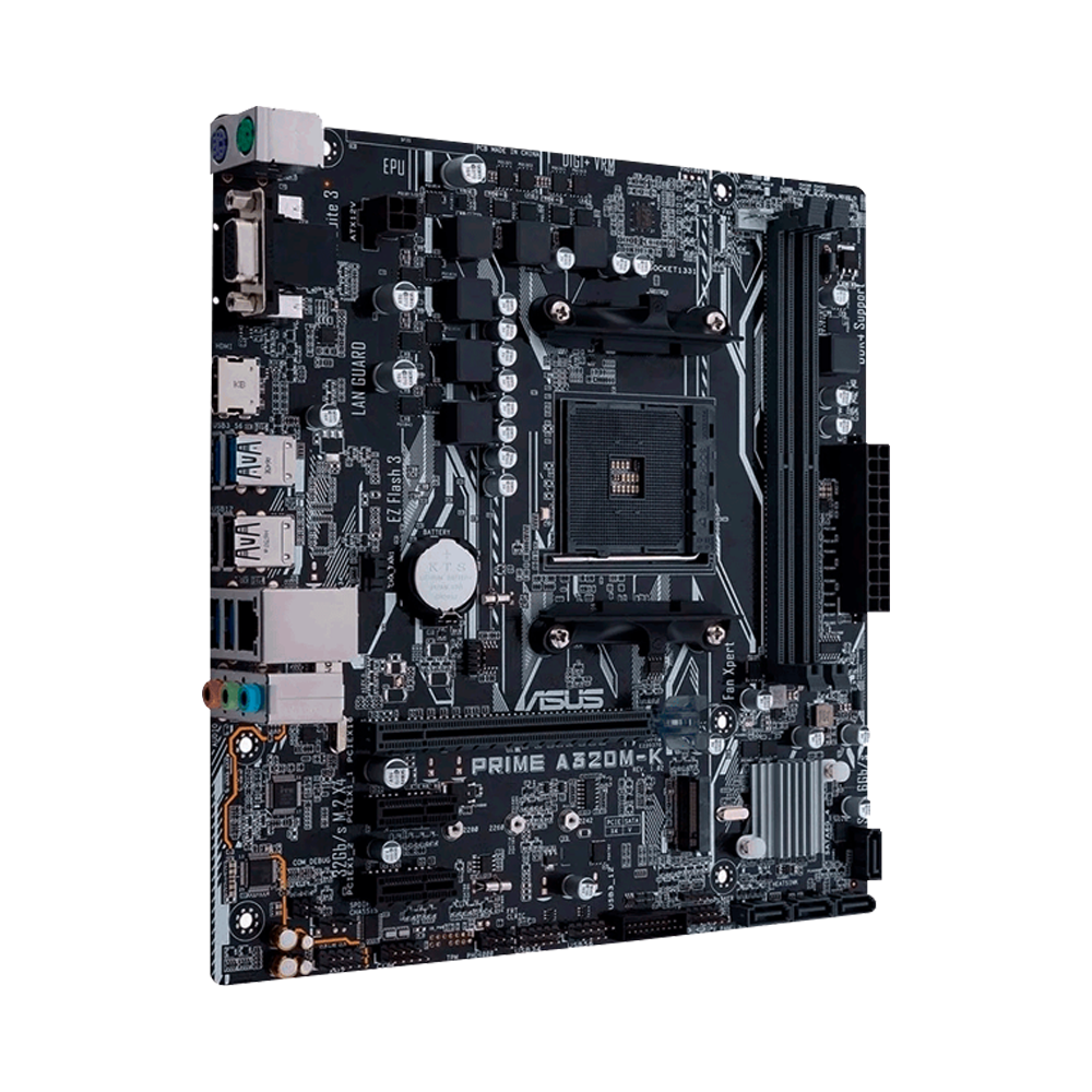 Tarjeta Madre Asus PRIME A320M-K, Chipset AMD A320, Soporta, Procesador