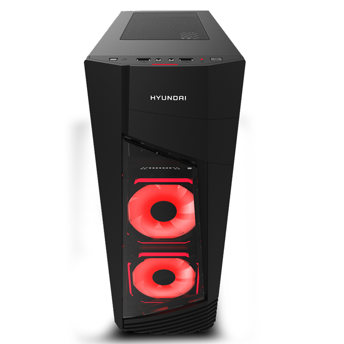 Hyundai Blaze Gaming Computer Case with 550W Power Supply