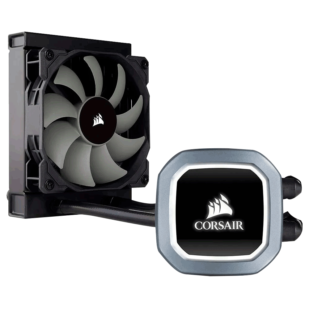 Ventilador Corsair CW-9060036-WW HYDRO SERIES H60 PWM de la serie SP de 120 mmAIO Refrigerador de CPU líquido, radiador de 120 mm