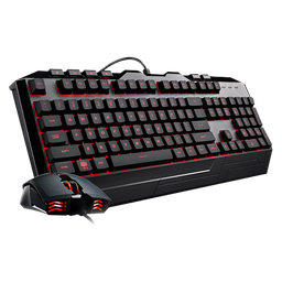 [SGB-3000-KKMF1-SP/NEW] Kit Gamer de Teclado y Mouse Cooler Master Devastator 3 RGB, Alámbrico, USB, Negro (Español)